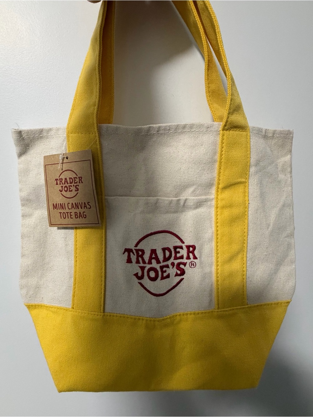 Trader Joe’s mini canvas tote